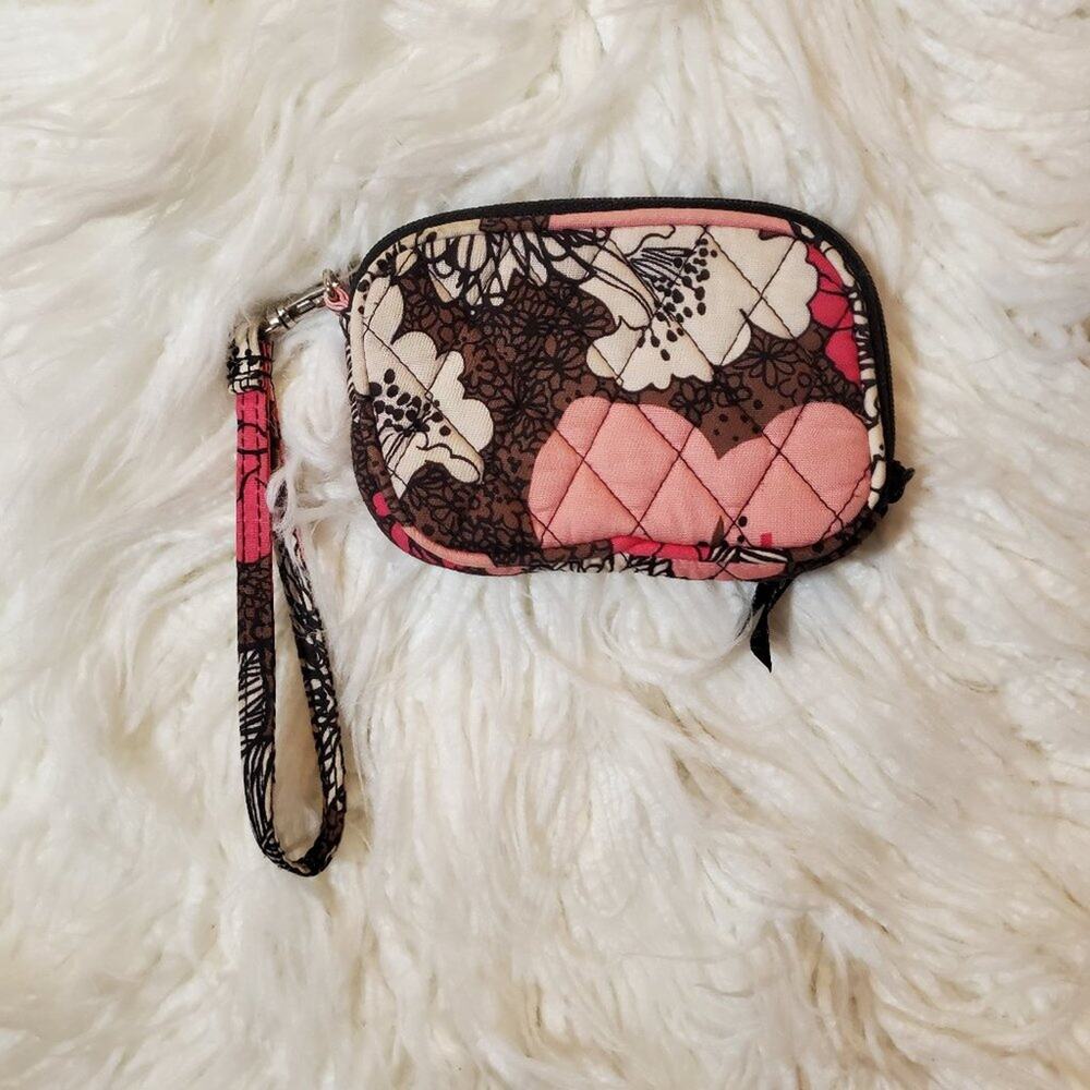 Vera Bradley Zip Up Small Floral Wristlet